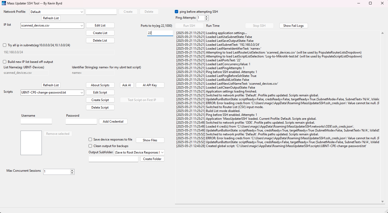 Mass-Updater-SSH-Tool